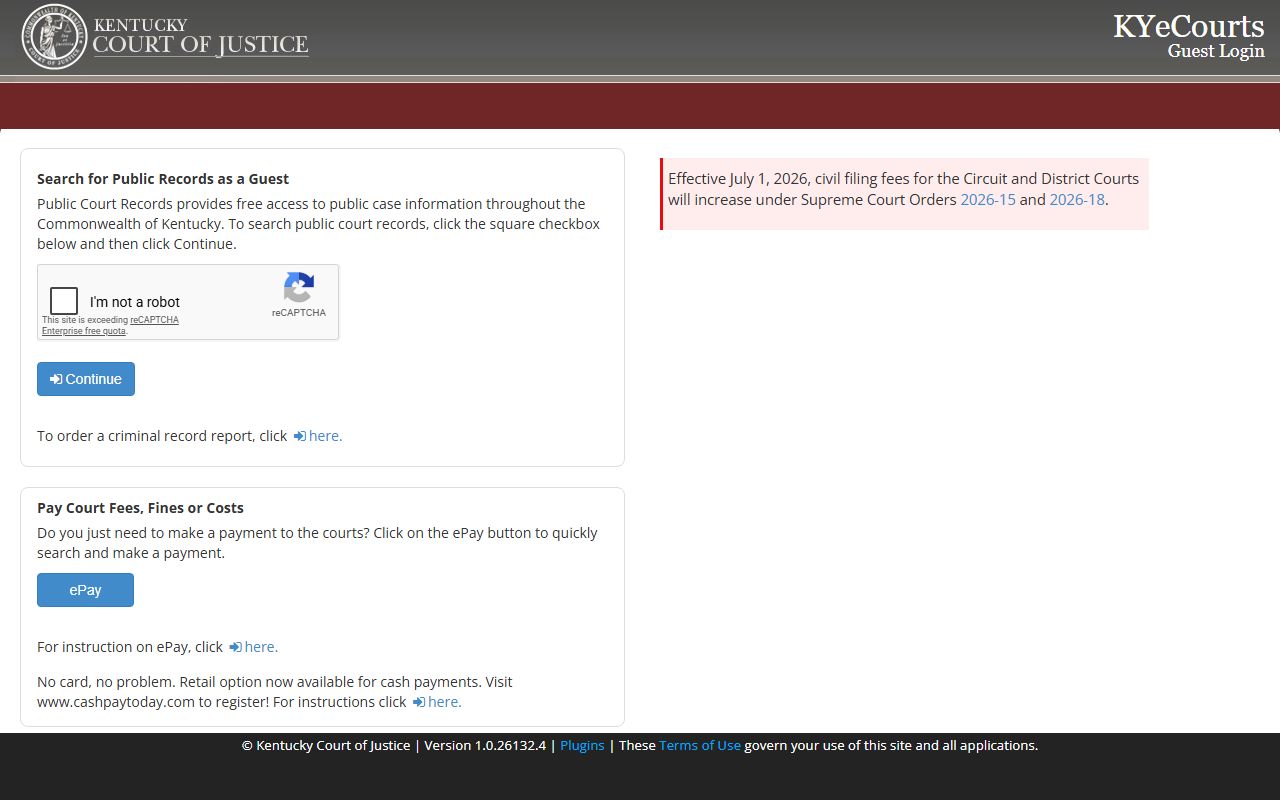 Monroe County court records KYeCourts guest login