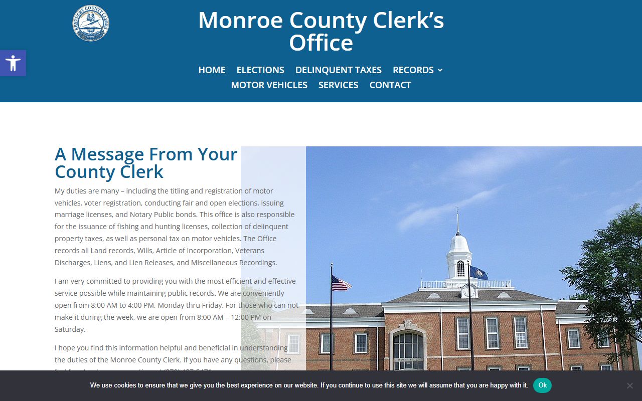 Monroe County probate records county clerk estate recording source